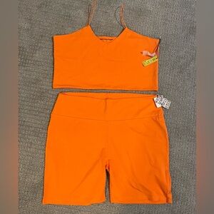 Known Supply x Vada Winter Organic Biker Shorts and Tank Set NEW